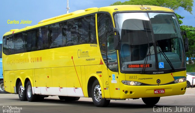 Viação Itapemirim 8835 na cidade de Goiânia, Goiás, Brasil, por Carlos Júnior. Número da foto: #5921142.