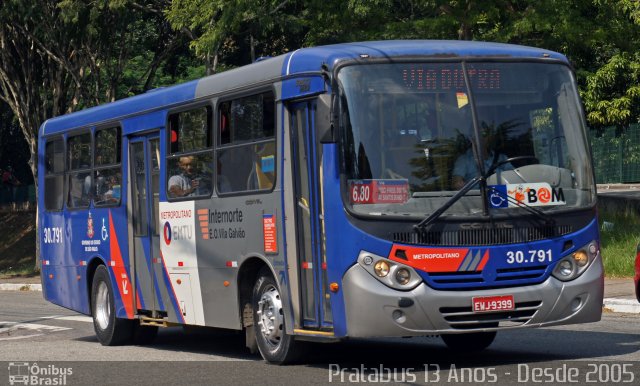 Empresa de Ônibus Vila Galvão 30.791 na cidade de São Paulo, São Paulo, Brasil, por Cristiano Soares da Silva. ID da foto: 5921838.