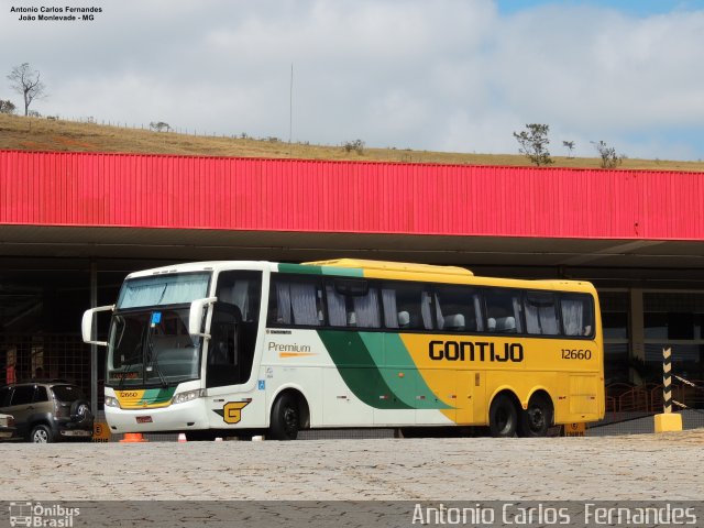 Empresa Gontijo de Transportes 12660 na cidade de João Monlevade, Minas Gerais, Brasil, por Antonio Carlos Fernandes. ID da foto: 5920268.