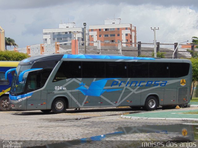 Viação Princesa dos Inhamuns 0241805 na cidade de Fortaleza, Ceará, Brasil, por Francisco Moisés  Silva dos Anjos. Número da foto: #5921661.