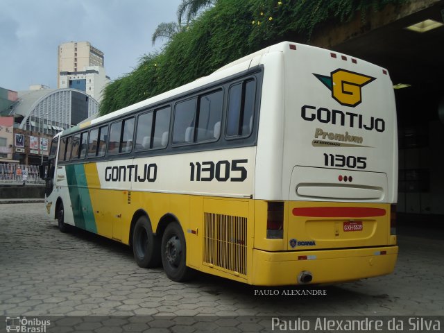 Empresa Gontijo de Transportes 11305 na cidade de Belo Horizonte, Minas Gerais, Brasil, por Paulo Alexandre da Silva. ID da foto: 5922636.