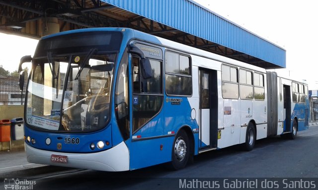 VB Transportes e Turismo 1560 na cidade de Campinas, São Paulo, Brasil, por Matheus Gabriel dos Santos. ID da foto: 5922861.