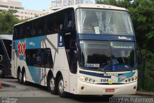 Auto Viação 1001 2104 na cidade de São Paulo, São Paulo, Brasil, por Douglas Paternezi. Número da foto: #5923914.