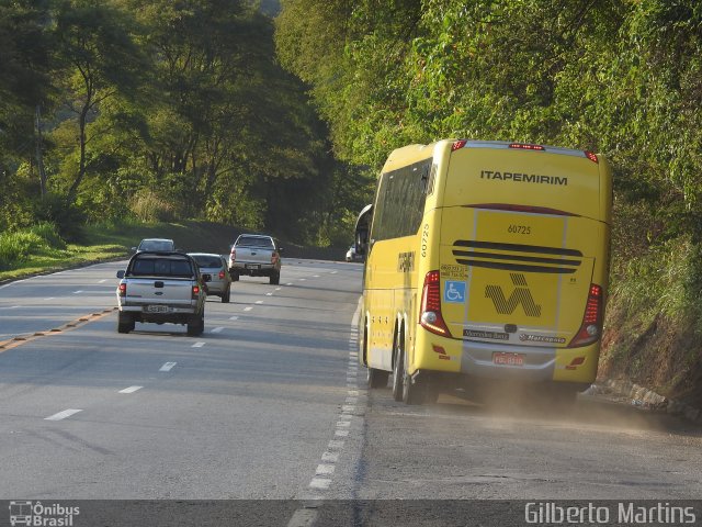 Viação Itapemirim 60725 na cidade de Juiz de Fora, Minas Gerais, Brasil, por Gilberto Martins. Número da foto: #5923171.