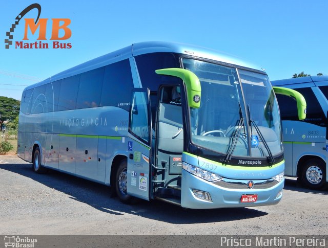 Viação Garcia 7837 na cidade de Campinas, São Paulo, Brasil, por Prisco Martin Pereira. ID da foto: 5922580.