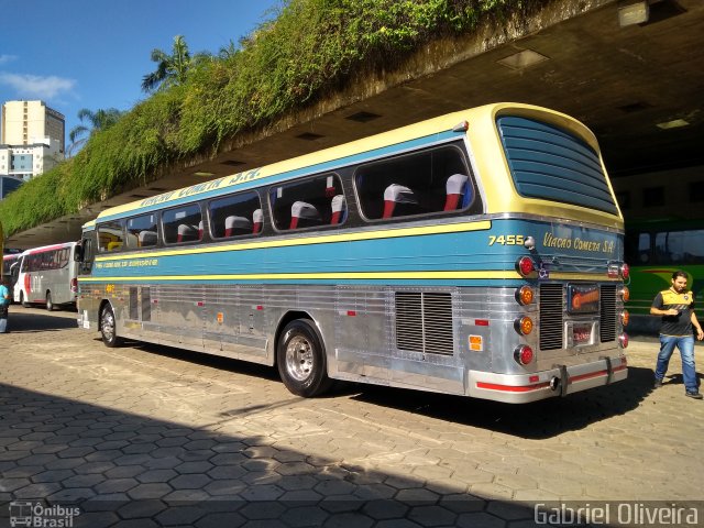 Viação Cometa 7455 na cidade de Belo Horizonte, Minas Gerais, Brasil, por Gabriel Oliveira. Número da foto: #5923502.
