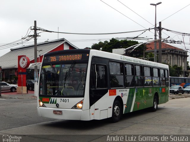 Metra - Sistema Metropolitano de Transporte 7401 na cidade de São Paulo, São Paulo, Brasil, por André Luiz Gomes de Souza. ID da foto: 5923468.