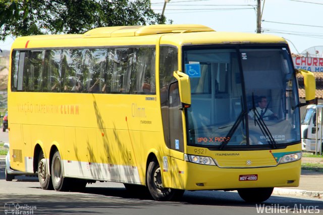 Viação Itapemirim 9521 na cidade de Vitória da Conquista, Bahia, Brasil, por Weiller Alves. ID da foto: 5924798.