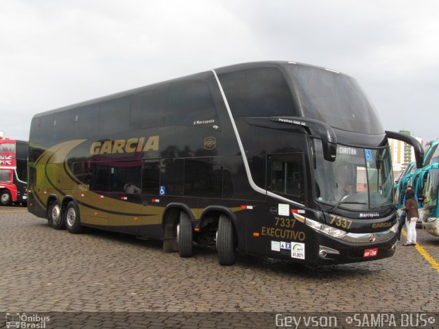 Viação Garcia 7337 na cidade de Londrina, Paraná, Brasil, por José Geyvson da Silva. Número da foto: #5925274.