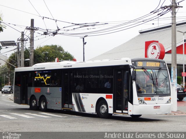 Metra - Sistema Metropolitano de Transporte 5402 na cidade de São Paulo, São Paulo, Brasil, por André Luiz Gomes de Souza. ID da foto: 5924880.