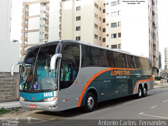 Lopes Tur 1414 na cidade de Guarapari, Espírito Santo, Brasil, por Antonio Carlos Fernandes. ID da foto: 5924505.