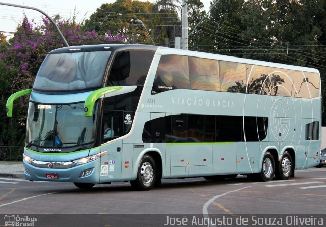 Viação Garcia 8631 na cidade de Curitiba, Paraná, Brasil, por José Augusto de Souza Oliveira. Número da foto: #5926933.