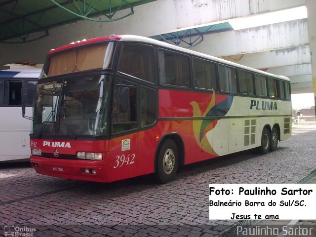 Pluma Conforto e Turismo 3942 na cidade de Joinville, Santa Catarina, Brasil, por Paulinho Sartor. ID da foto: 5928597.