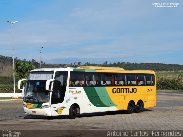 Empresa Gontijo de Transportes 12235 na cidade de João Monlevade, Minas Gerais, Brasil, por Antonio Carlos Fernandes. Número da foto: #5929236.