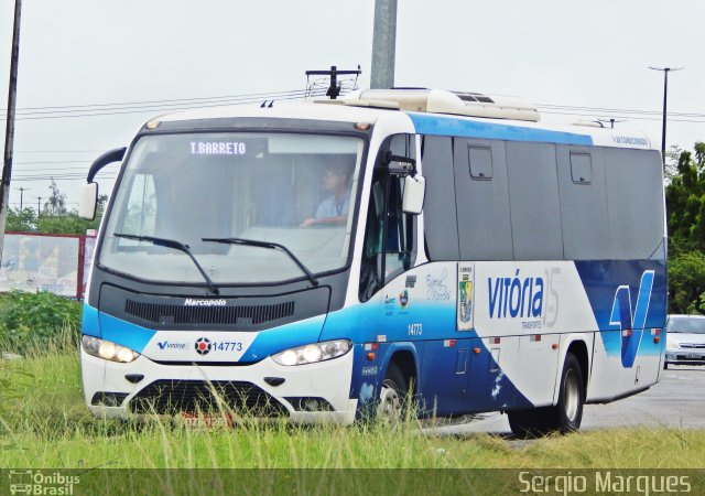Vitória Transportes 14773 na cidade de Aracaju, Sergipe, Brasil, por Sergio Marques . Número da foto: #5928682.