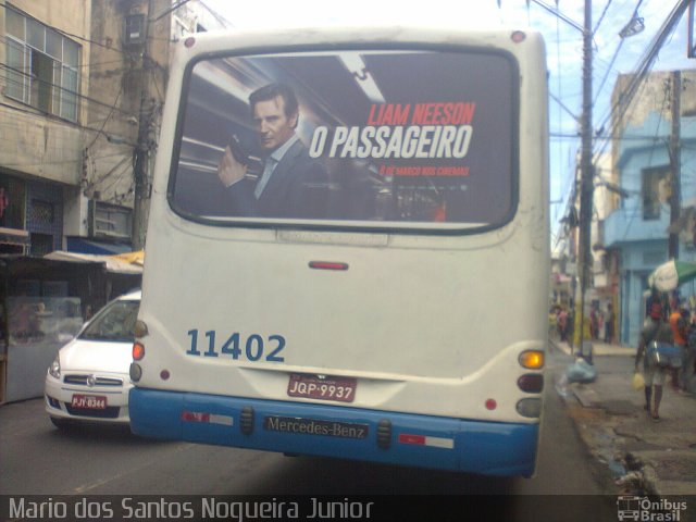 Concessionária Salvador Norte - CSN Transportes 11402 na cidade de Salvador, Bahia, Brasil, por Mario dos Santos Nogueira Junior. Número da foto: #5929948.