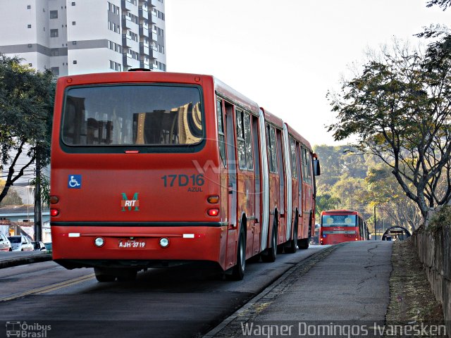 Expresso Azul 17D16 na cidade de Curitiba, Paraná, Brasil, por Wagner Domingos Ivanesken. ID da foto: 5928366.