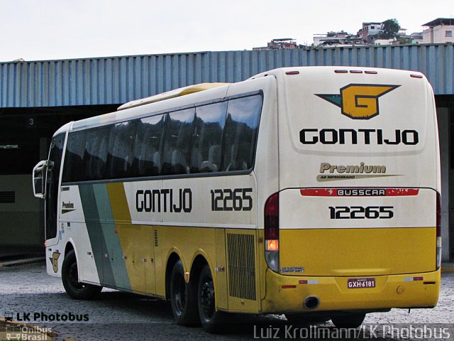 Empresa Gontijo de Transportes 12265 na cidade de Juiz de Fora, Minas Gerais, Brasil, por Luiz Krolman. ID da foto: 5927748.