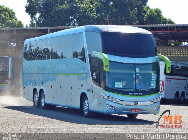 Viação Garcia 8501 na cidade de Campinas, São Paulo, Brasil, por Prisco Martin Pereira. Número da foto: #5928185.