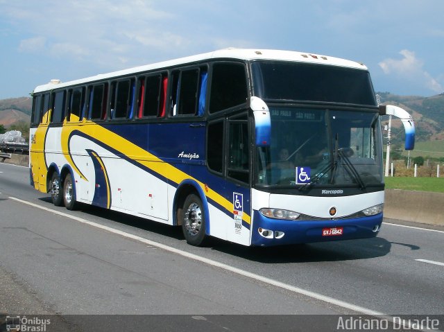 Ônibus Particulares 9842 na cidade de Roseira, São Paulo, Brasil, por Adriano Duarte. ID da foto: 5929947.