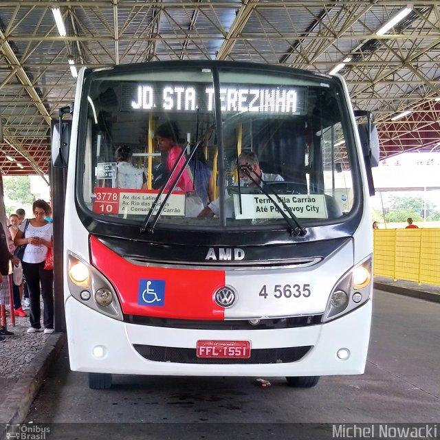 Allibus Transportes 4 5635 na cidade de São Paulo, São Paulo, Brasil, por Michel Nowacki. ID da foto: 5930367.