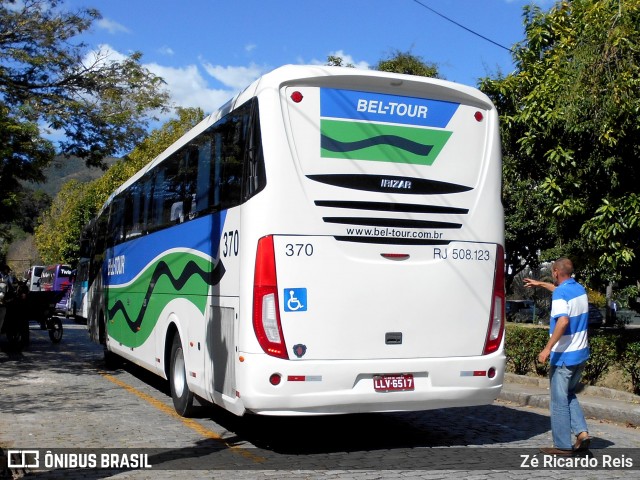 Bel-Tour Transportes e Turismo 370 na cidade de Petrópolis, Rio de Janeiro, Brasil, por Zé Ricardo Reis. ID da foto: 5990204.