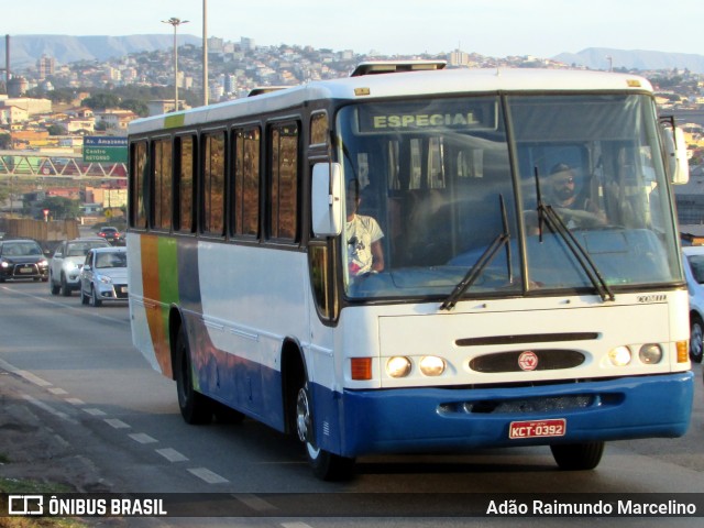 Ônibus Particulares 0392 na cidade de Belo Horizonte, Minas Gerais, Brasil, por Adão Raimundo Marcelino. ID da foto: 5990469.