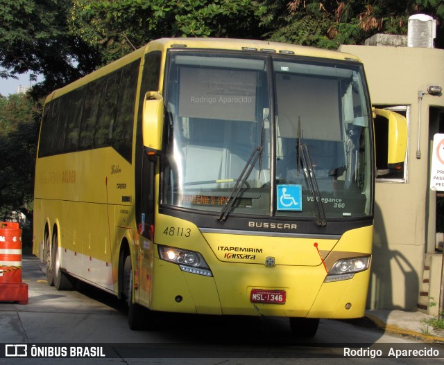 Viação Itapemirim 48113 na cidade de São Paulo, São Paulo, Brasil, por Rodrigo  Aparecido. ID da foto: 5990686.