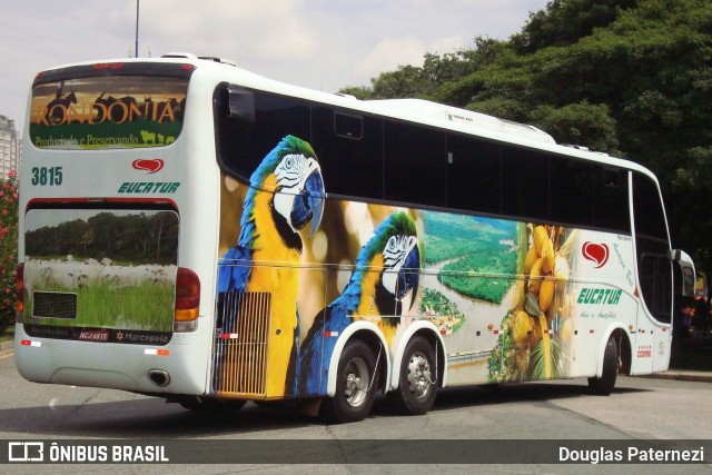 Eucatur - Empresa União Cascavel de Transportes e Turismo 3815 na cidade de Curitiba, Paraná, Brasil, por Douglas Paternezi. ID da foto: 5989727.