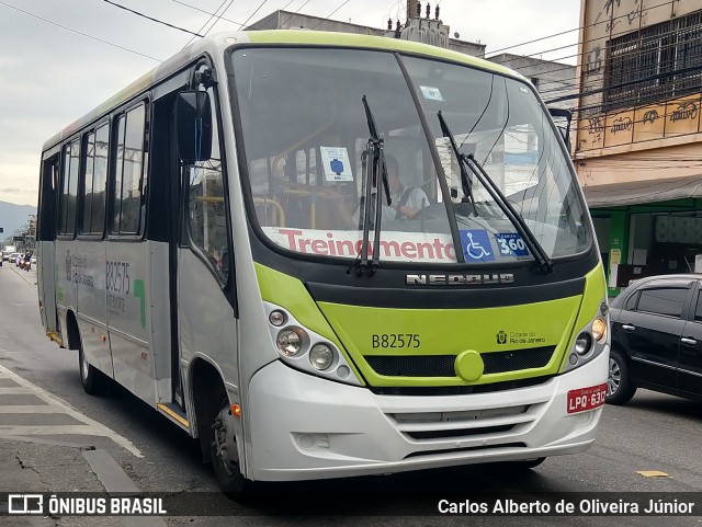 Transportes Estrela B82575 na cidade de Rio de Janeiro, Rio de Janeiro, Brasil, por Carlos Alberto de Oliveira Júnior. ID da foto: 5991742.