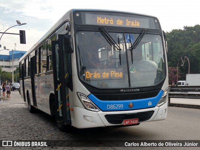 Auto Viação Jabour D86299 na cidade de Rio de Janeiro, Rio de Janeiro, Brasil, por Carlos Alberto de Oliveira Júnior. Número da foto: #5991354.