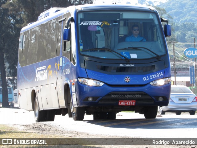 Ferman Tur RJ 521.014 na cidade de Conselheiro Lafaiete, Minas Gerais, Brasil, por Rodrigo  Aparecido. Número da foto: #5992482.