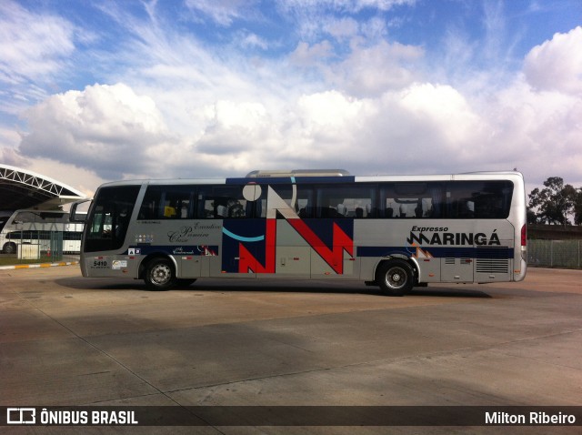 Expresso Maringá 5410 na cidade de Brasil, por Milton Ribeiro. ID da foto: 5992157.