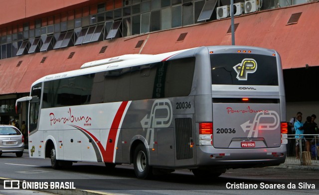 Paraibuna Transportes 20036 na cidade de Rio de Janeiro, Rio de Janeiro, Brasil, por Cristiano Soares da Silva. Número da foto: #5991736.