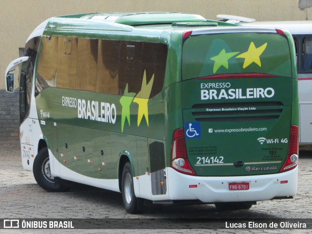 Expresso Brasileiro 214142 na cidade de Alfenas, Minas Gerais, Brasil, por Lucas Elson de Oliveira. ID da foto: 5991609.