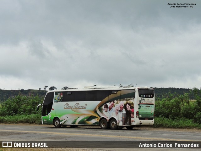 Class Brasil 511 na cidade de João Monlevade, Minas Gerais, Brasil, por Antonio Carlos Fernandes. ID da foto: 5991640.