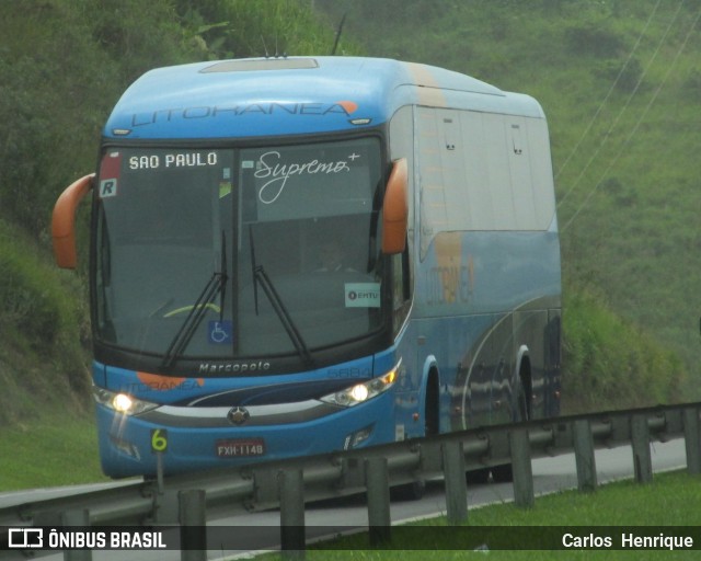 Litorânea Transportes Coletivos 5684 na cidade de Santa Isabel, São Paulo, Brasil, por Carlos  Henrique. ID da foto: 5995612.