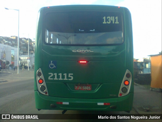 OT Trans - Ótima Salvador Transportes 21115 na cidade de Salvador, Bahia, Brasil, por Mario dos Santos Nogueira Junior. ID da foto: 5997521.