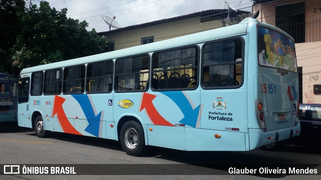 Rota Sol > Vega Transporte Urbano 35151 na cidade de Fortaleza, Ceará, Brasil, por Glauber Oliveira Mendes. ID da foto: 5998188.