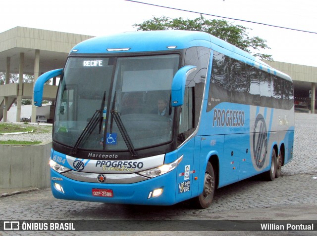 Auto Viação Progresso 6184 na cidade de Caruaru, Pernambuco, Brasil, por Willian Pontual. ID da foto: 5997933.