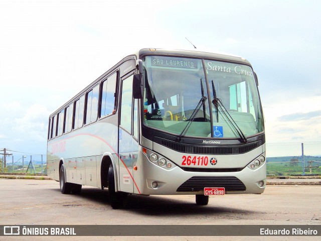 Viação Santa Cruz 264110 na cidade de Varginha, Minas Gerais, Brasil, por Eduardo Ribeiro. Número da foto: #5997319.