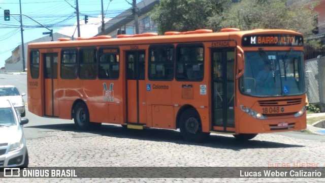 Viação Santo Ângelo 18048 na cidade de Curitiba, Paraná, Brasil, por Lucas Weber Calizario. Número da foto: #5996396.