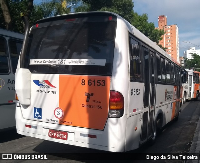 Alfa Rodobus > CooperAlfa 8 6153 na cidade de São Paulo, São Paulo, Brasil, por Diego da Silva Teixeira. Número da foto: #5997710.