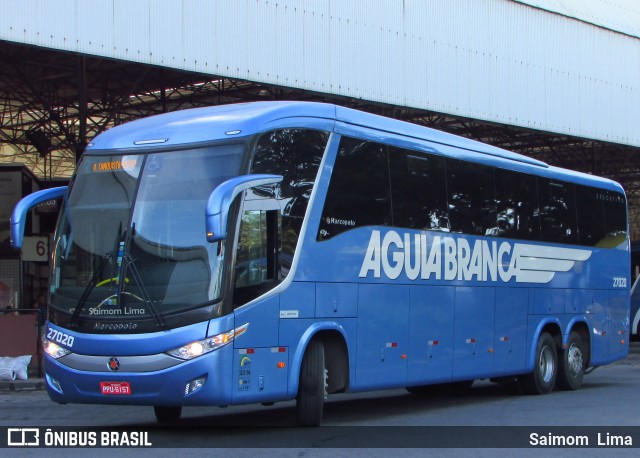 Viação Águia Branca 27020 na cidade de Vitória, Espírito Santo, Brasil, por Saimom  Lima. ID da foto: 5997139.