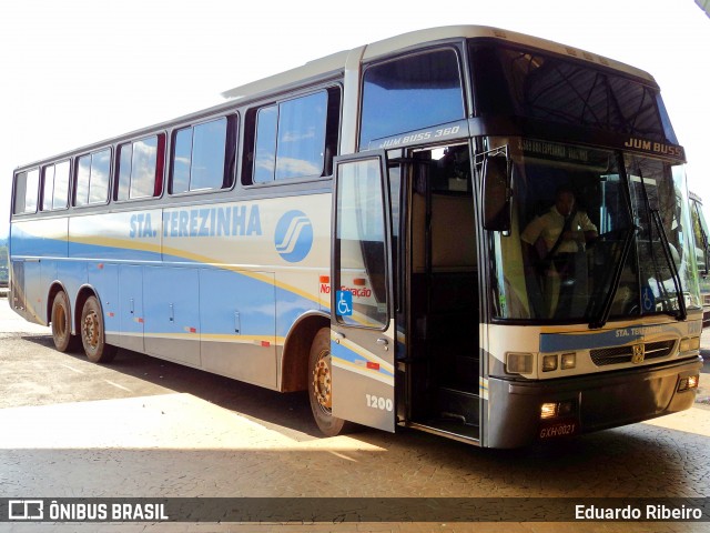 Empresa de Transportes Santa Terezinha 1200 na cidade de Varginha, Minas Gerais, Brasil, por Eduardo Ribeiro. ID da foto: 5997885.