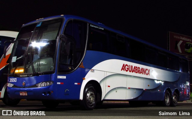 Viação Águia Branca 31550 na cidade de Vitória, Espírito Santo, Brasil, por Saimom  Lima. ID da foto: 6000151.