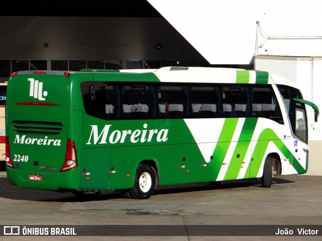 Empresa de Transportes e Turismo Moreira 2240 na cidade de Goiânia, Goiás, Brasil, por João Victor. Número da foto: #6001084.