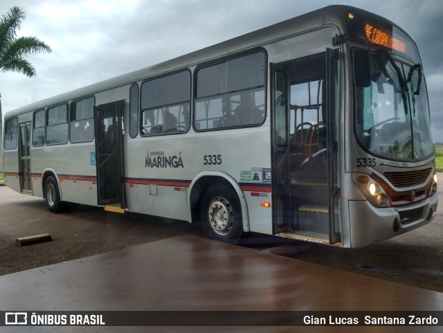Expresso Maringá 5335 na cidade de Campo Mourão, Paraná, Brasil, por Gian Lucas  Santana Zardo. Número da foto: #6000284.