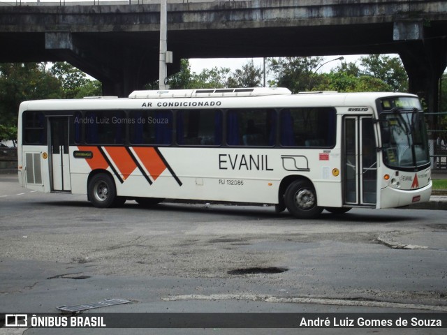 Evanil Transportes e Turismo RJ 132.086 na cidade de Rio de Janeiro, Rio de Janeiro, Brasil, por André Luiz Gomes de Souza. Número da foto: #5999880.