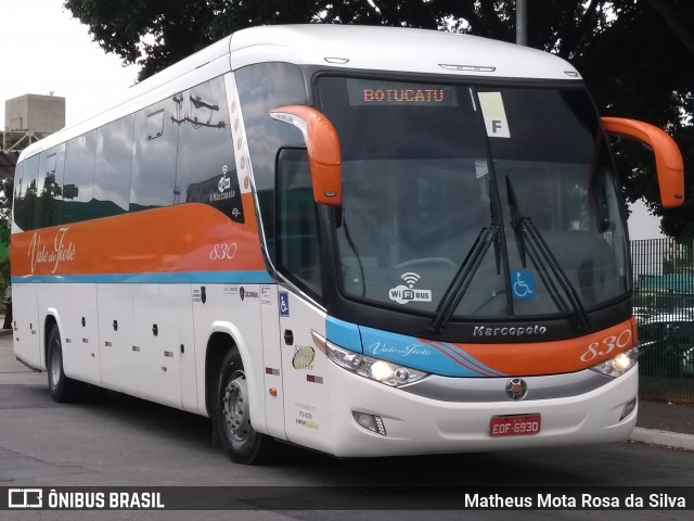 Viação Vale do Tietê 830 na cidade de São Paulo, São Paulo, Brasil, por Matheus Mota Rosa da Silva. Número da foto: #6000653.